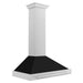 ZLINE 36" Stainless Range Hood Shell, Stainless Handle KB4SNX - BLM - 36 - Farmhouse Kitchen and Bath
