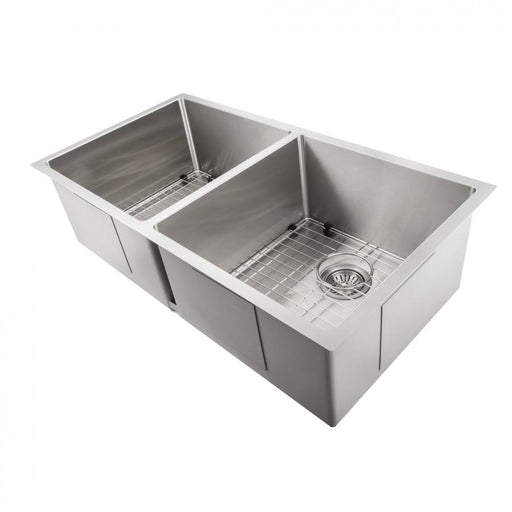 ZLINE 36" Undermount Double Bowl Sink in Stainless Steel, SR50D - 36 - Farmhouse Kitchen and Bath