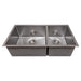 ZLINE 36" Undermount Double Bowl Sink Stainless Steel, SR60D - 36S - Farmhouse Kitchen and Bath