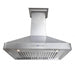 ZLINE 36" Wall Range Hood, Snow Finished, Stainless Steel, 8KF2S - 36 - Farmhouse Kitchen and Bath