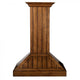 ZLINE 36" Wooden Wall Range Hood, Rustic Light, KPLL-36