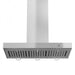 ZLINE 42" Stainless Wall Range Hood with Crown Molding, KECRN - 42 - Farmhouse Kitchen and Bath