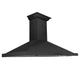 ZLINE 42" Wall Black Stainless Range Hood, Crown Speakers, BSKBNCRN-BT-42
