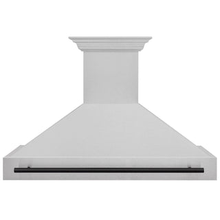 ZLINE 48" Autograph DuraSnow Stainless Steel Hood 8654SNZ-48-MB