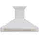 ZLINE 48" Autograph Stainless Wall Range Hood, 8654STZ-48-G