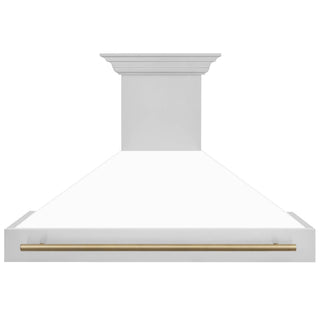 ZLINE 48" Autograph Stainless Wall Range Hood, 8654STZ-WM48-CB