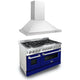 ZLINE 48" Bundle Range RA-BM-48 & Wall Range Hood KB-48, 2KP-RABMRH48