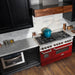 ZLINE 48" Professional Dual Fuel Range with Red Gloss Door, RA - RG - 48 - Farmhouse Kitchen and Bath