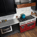 ZLINE 48" Professional Dual Fuel Range with Red Matte Door, RA - RM - 48 - Farmhouse Kitchen and Bath