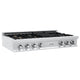 ZLINE 48" Rangetop With 7 Gas Brass Burners, RT-BR-48