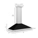 ZLINE 48" Stainless Steel Range Hood with Shell and Stainless Steel Handle KB4STX - BLM - 48 - Farmhouse Kitchen and Bath