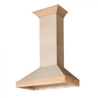 ZLINE 48" Unfinished Wooden Wall Range Hood, KBUF-48