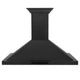 ZLINE 48" Wall Black Stainless Range Hood, Crown Speaker, BSKBNCRN-BT-48