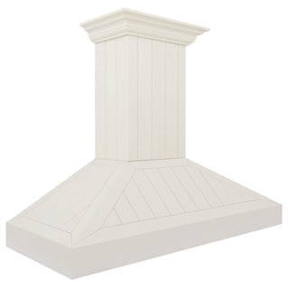 ZLINE 48" Wooden Wall Mount Range Hood in Cottage White, KPTT-48