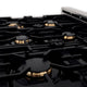 ZLINE 6 Brass Burners, BRASSBR-36