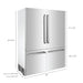 ZLINE 60" 32.2 cu. Ft. Panel Ready Built - In 4 - Door French Door Refrigerator with Internal Water and Ice Dispenser RBIV - 60 - Farmhouse Kitchen and Bath