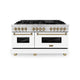 ZLINE 60" Autograph Edition, 7.4 cu. ft. Dual Fuel Range, RAZ-WM-60-CB