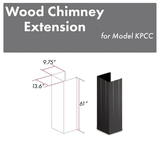 ZLINE 61" Wooden Chimney Extension for Ceilings up to 12', KPCC - E - Farmhouse Kitchen and Bath