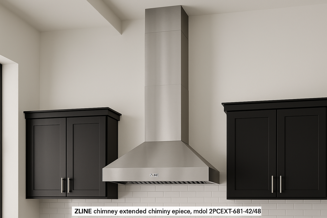 ZLINE 71" Extended Chimney, 2PCEXT-681-42/48