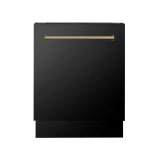 ZLINE Autograph 24" Dishwasher Black Stainless, DWVZ-BS-24-CB