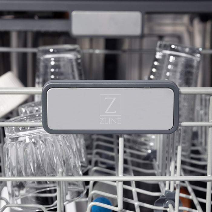 ZLINE Autograph Edition 24" Tall Tub Dishwasher DWMTZ - SN - 24 - MB - Farmhouse Kitchen and Bath