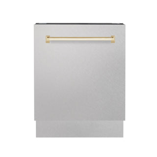 ZLINE Autograph Edition 24" Tall Tub Dishwasher DWVZ-SN-24-CB