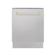 ZLINE Autograph Edition 24" Tall Tub Dishwasher DWVZ-SN-24-CB