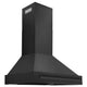 ZLINE Black Stainless Steel Range Hood with Black Stainless Steel Handle - BS655-36-BS