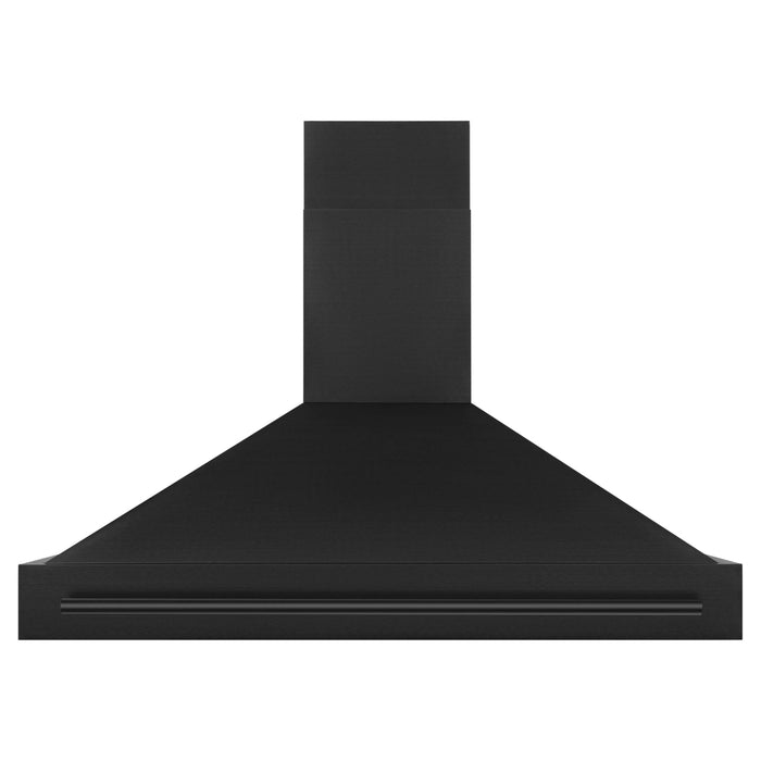 ZLINE Black Stainless Steel Range Hood with Black Stainless Steel Handle - BS655 - 48 - BS - Farmhouse Kitchen and Bath