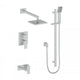 ZLINE Bliss Shower System in Brushed Nickel, BLS-SHS-BN