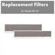 ZLINE Charcoal Filters (Set of 2) for 36" Under Cabinet Range Hoods, CF-RK-36