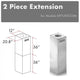 ZLINE Chimney Extension for 10'-12' Ceiling, 2PCEXT-697i/KECOMi