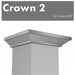 ZLINE Crown Molding #2 for Wall Range Hoods, CM2 - 687 - Farmhouse Kitchen and Bath
