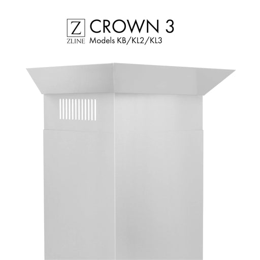 ZLINE Crown Molding #3 for Wall Range Hood, CM3 - KB/KL2/KL3 - Farmhouse Kitchen and Bath
