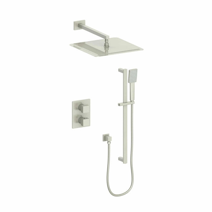 Z Line Shower System ZLINE Crystal Bay Thermostatic Shower System CBY-SHS-T2-BN - Farmhouse ...