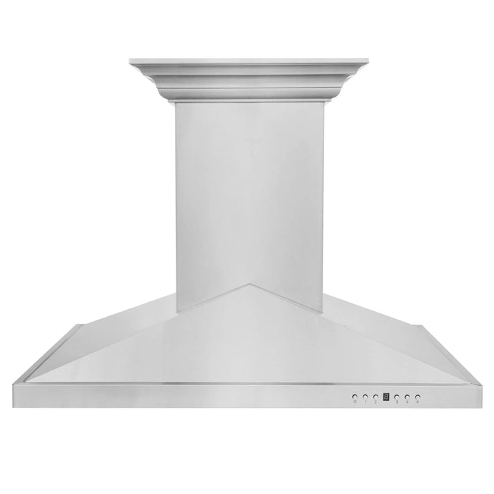 ZLINE Ducted Vent Island Mount Range Hood in Stainless Steel with Built - in ZLINE CrownSound Bluetooth Speakers GL1iCRN - BT - 30 - Farmhouse Kitchen and Bath
