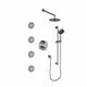 ZLINE Emerald Bay Thermostatic Shower System with Body Jets EMBY-SHS-T3-CH