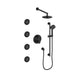 ZLINE Emerald Bay Thermostatic Shower System with Body Jets EMBY - SHS - T3 - MB - Farmhouse Kitchen and Bath