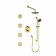 ZLINE Emerald Bay Thermostatic Shower System with Body Jets EMBY-SHS-T3-PG
