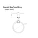 ZLINE Emerald Bay Towel Ring EMBY - TRNG - PG - Farmhouse Kitchen and Bath