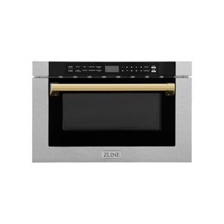 ZLine Microwave Drawer, DuraSnow and Gold MWDZ-1-SS-H-G