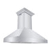 ZLINE Professional Convertible Vent Wall Mount Range Hood in Stainless Steel with Crown Molding 667CRN - 42 - Farmhouse Kitchen and Bath