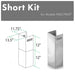 ZLINE Short Kit for 8' Ceilings, SK - 9667/9697 - Farmhouse Kitchen and Bath