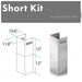 ZLINE Short Kit for 8' Ceilings, SK - KN - Farmhouse Kitchen and Bath