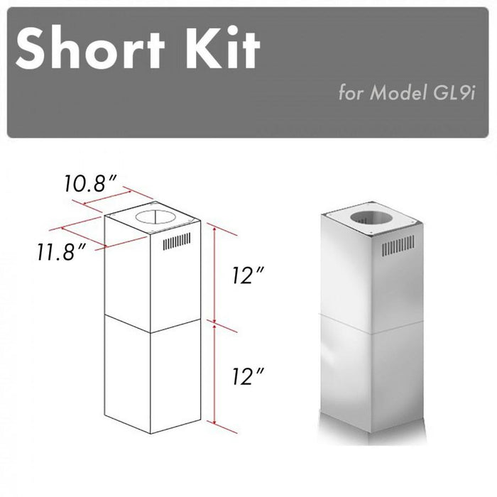 ZLINE Short Kit for Ceiling Under 8 feet ISLAND, SK - GL9i - Farmhouse Kitchen and Bath