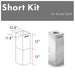 ZLINE Short Kit for Ceiling Under 8 feet ISLAND, SK - GL9i - Farmhouse Kitchen and Bath