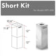 ZLINE Short Kit for Ceilings Under 8' ISLAND-Outdoor, SK-597i-304