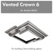 ZLINE Vented Crown Molding Profile 6 for Island Range Hood, CM6V - KB2iS - Farmhouse Kitchen and Bath
