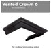 ZLINE Vented Crown Molding Profile 6 for Wall Mount Range Hood, CM6V - KPCC - Farmhouse Kitchen and Bath