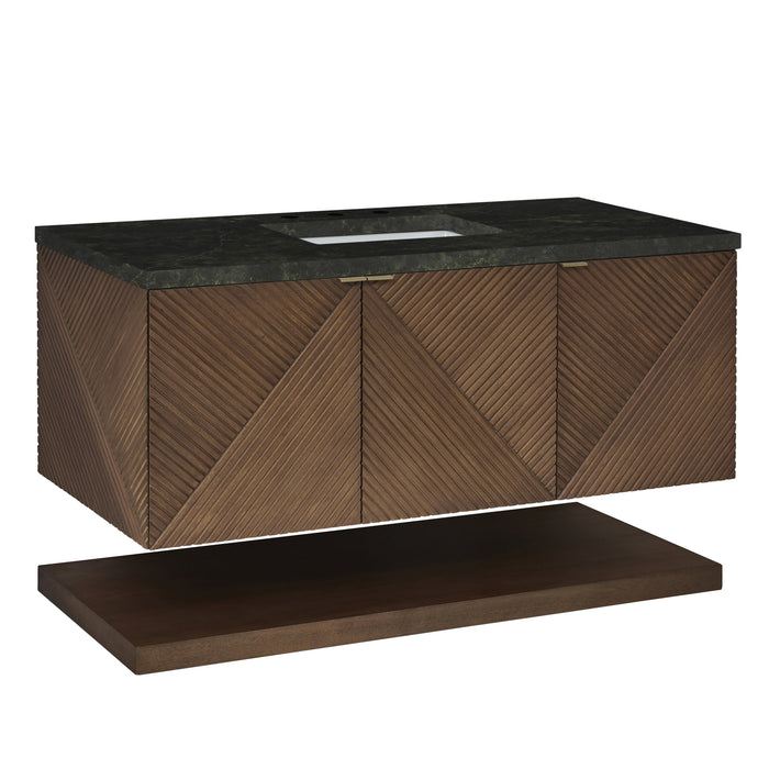 James Martin Marcello 48" Floating Single Bathroom Vanity, Chestnut